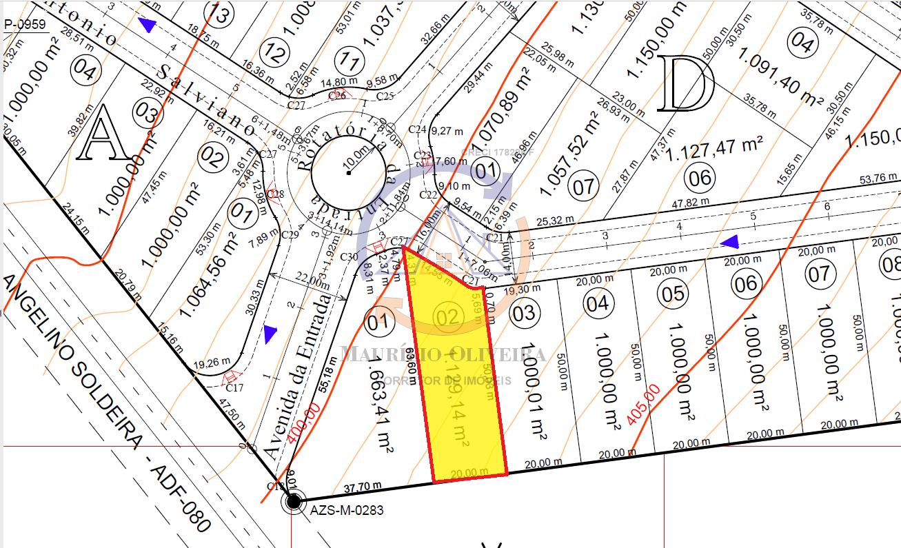 Terreno, 1129 m² - Foto 2